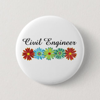 Civil Engineer Asters Button