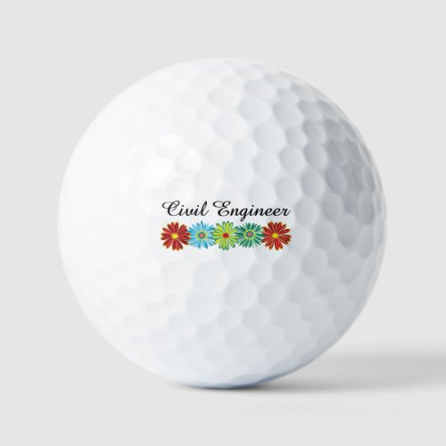 Civil Engineer Asters Golf Balls