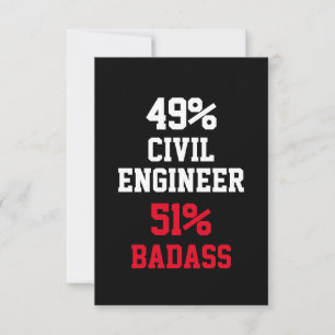Civil Engineer Badass Card