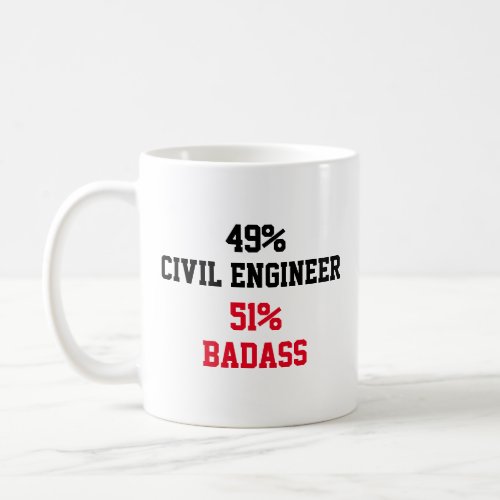 Civil engineer Badass Coffee Mug