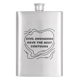 Civil Engineer Best Contours Flask