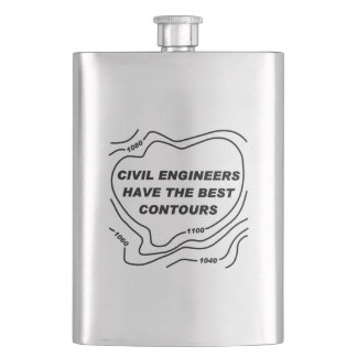 Civil Engineer Best Contours Flask