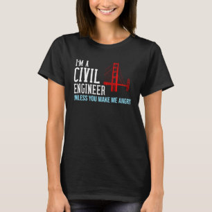 Civil Engineer Bridge Engineering T-Shirt