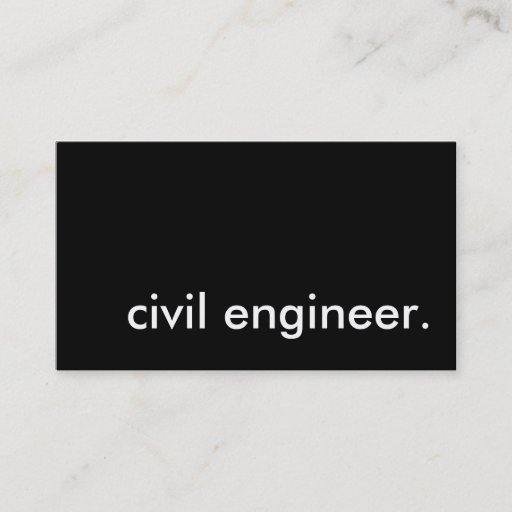 Customizable civil engineer. business card templates