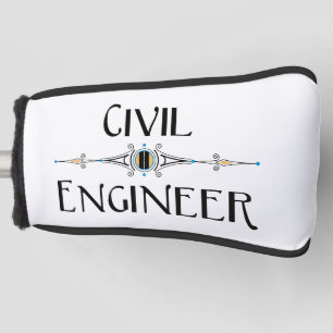 Civil Engineer Decorative Line Golf Head Cover