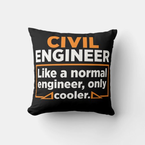 Civil Engineer Definition Civil Engineer Dad  Throw Pillow