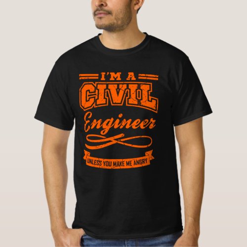 Civil Engineer Funny Engineering Graduation Degree T_Shirt