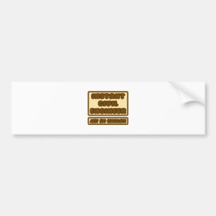 Civil Engineer ... Just Add Chocolate Bumper Sticker