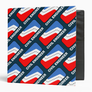 Civil Engineer League 3 Ring Binder
