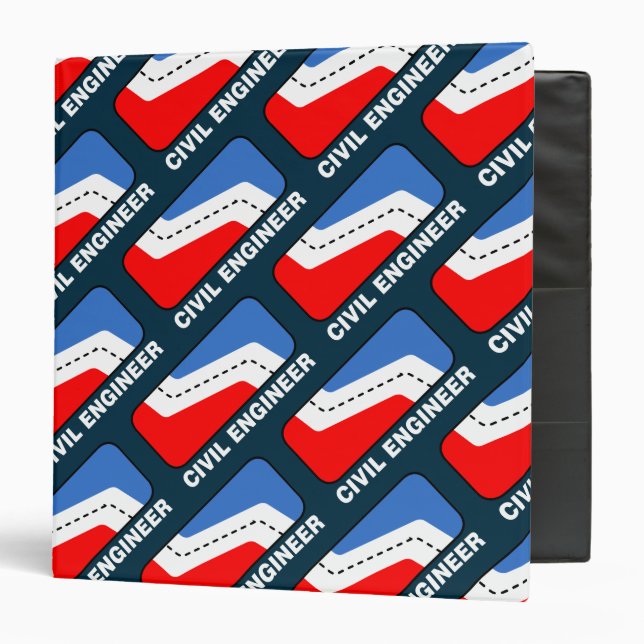 Civil Engineer League 3 Ring Binder (Front/Inside)