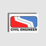 Civil Engineer League Car Magnet