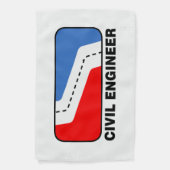 Civil Engineer League Garden Flag (Front)