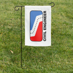 Civil Engineer League Garden Flag
