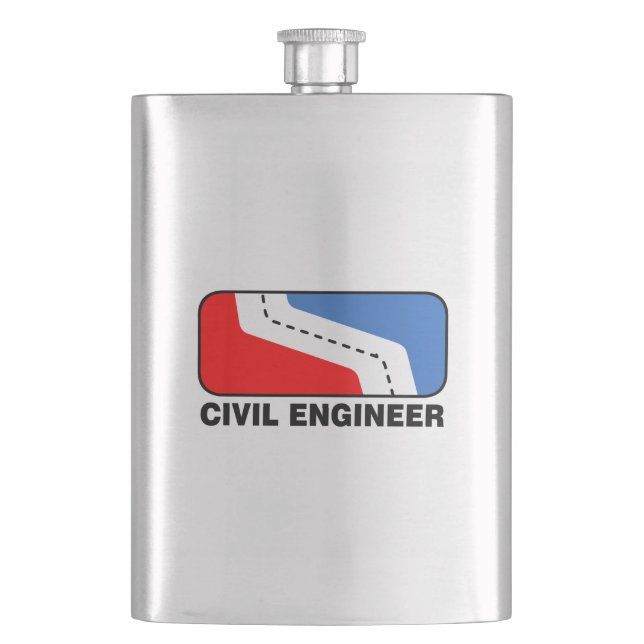 Civil Engineer League Mug Flask (Front)