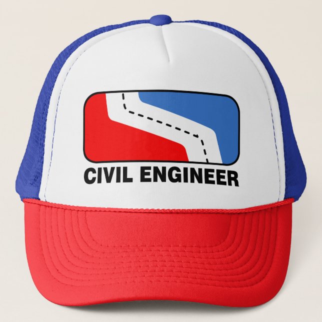 Civil Engineer League Trucker Hat (Front)