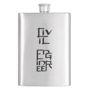 Civil Engineer White Character Flask