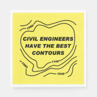 Civil Engineer Yellow Contours