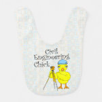 Civil Engineering Chick Baby Bib