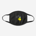 Civil Engineering Chick Black Cotton Face Mask