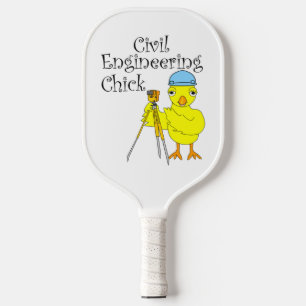 Civil Engineering Chick Pickleball Paddle