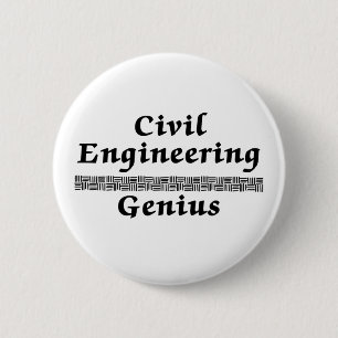 Civil Engineering Genius Button