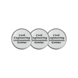 Civil Engineering Genius Golf Ball Marker