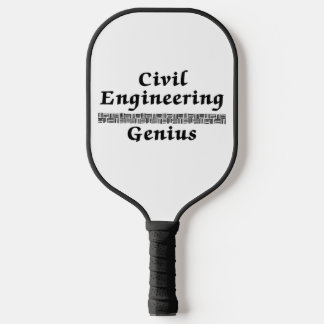 Civil Engineering Genius Pickleball Paddle