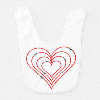 Civil Engineering Heart Baby Bib
