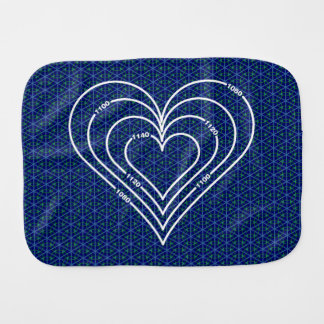 Civil Engineering Heart Baby Burp Cloth