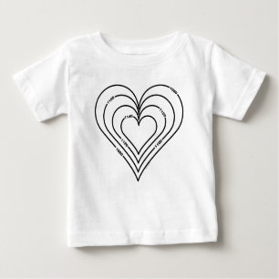 Civil Engineering Heart Baby T-Shirt
