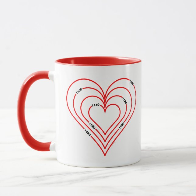 Civil Engineering Heart Mug (Left)