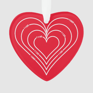 Civil Engineering Heart Ornament