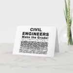 Civil Engineers Make The Grade Card