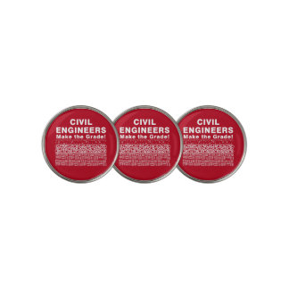 Civil Engineers Make The Grade Golf Ball Marker