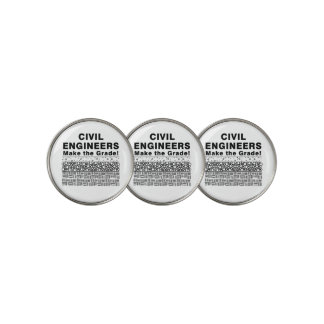 Civil Engineers Make The Grade Golf Ball Marker