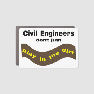 Civil Engineers Play Car Magnet