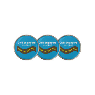 Civil Engineers Play Golf Ball Marker