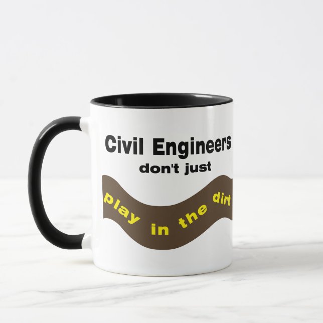 Civil Engineers Play Mug (Left)