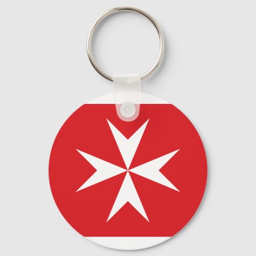 Civil Ensign Of Malta Maldives flag Keychain