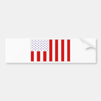 civil flag bumper sticker