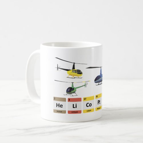 Civil Light Helicopters Chemistry Coffee Mug