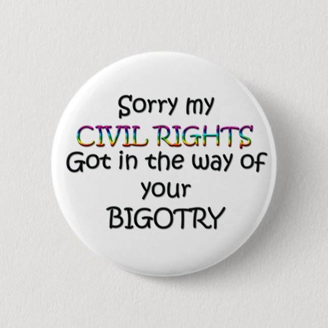 Civil Rights Button (Front)