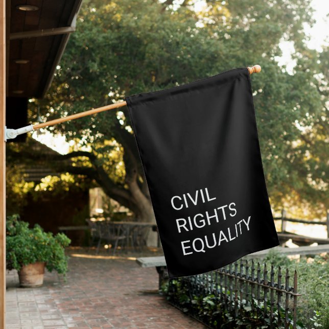 Civil Rights Equality House Flag (In SItu)