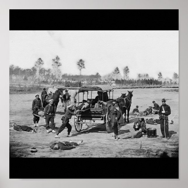 Civil War Ambulance Crew Poster (Front)