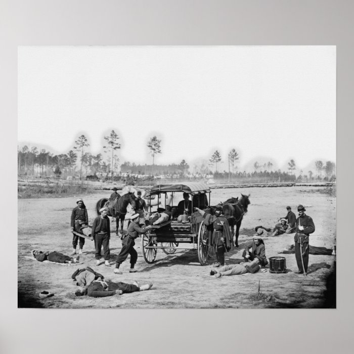 Civil War Ambulance Crew Print