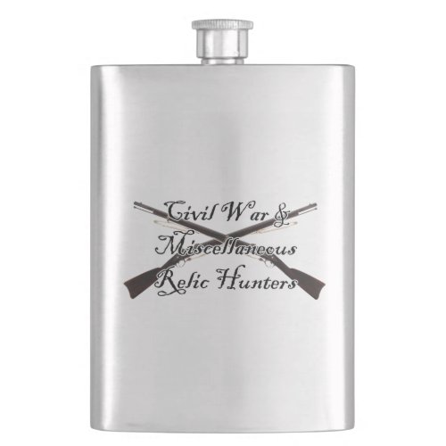 civil war and misc relic hunters flask