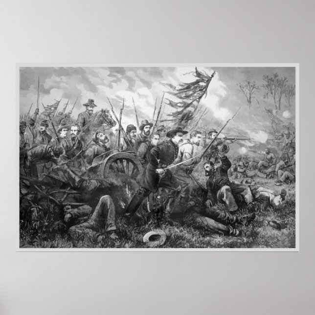 Civil War Battle Charge Poster (Front)