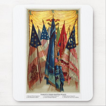 Civil War Battle Flags No.6 Mouse Pad