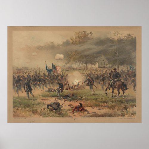 Civil War Battle of Antietam Sharpsburg Print