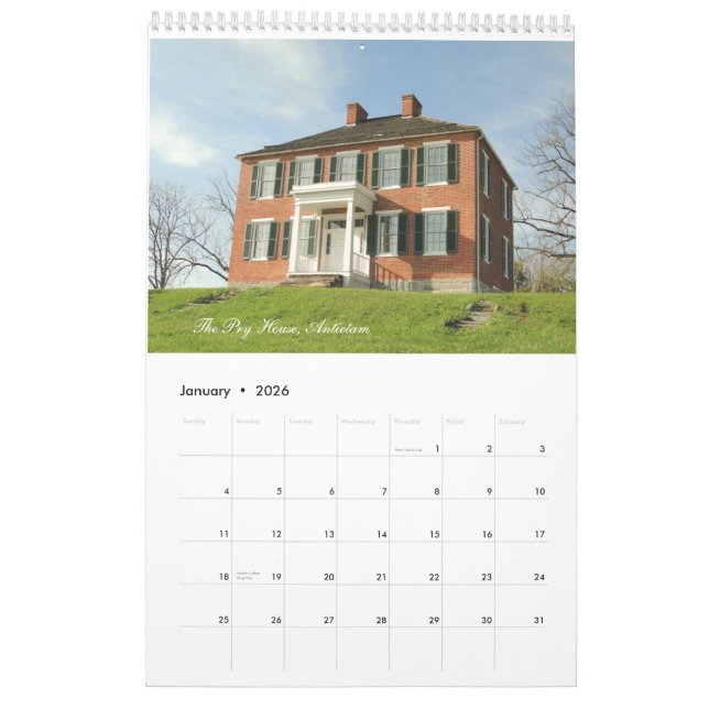 Civil War Battlefields 2012 Calendar (Jan 2026)